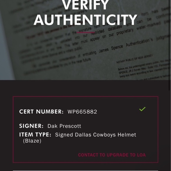 Dak Prescott Signed Full Size Helmet Dallas Cowboys #4 w JSA - Picture 8 of 8